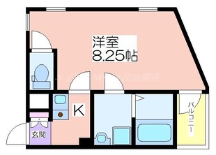 レディエント安立の物件間取画像